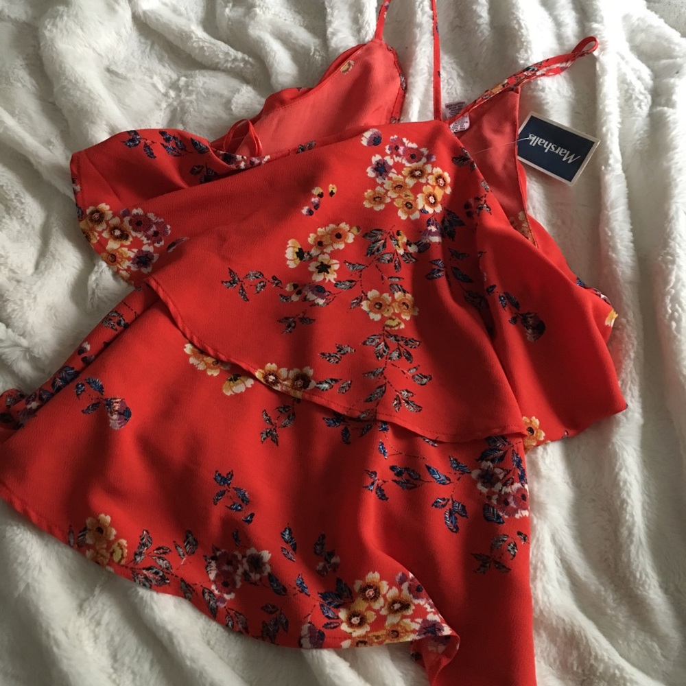 Floral print top